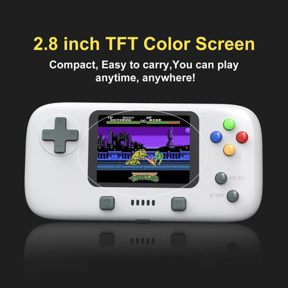 GAMINJA GC76 400 IN 1 Classic Games Handheld Pocket Game Console 2.8inch Video Game Console Portable Handheld Game for Kids Gift